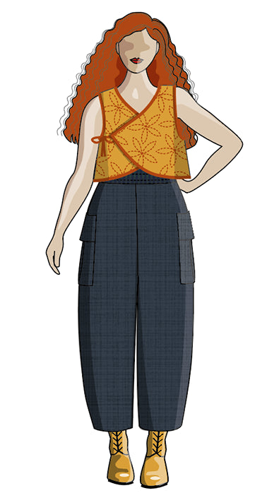 Tie Bolero - Paper Sewing Pattern - Sew Different