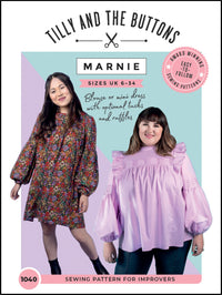Marnie Blouse + Mini Dress Pattern - Tilly And The Buttons