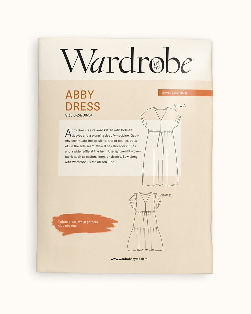 Abby Dress Paper Pattern - Wardrobe by Me