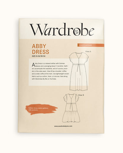 Abby Dress Paper Pattern - Wardrobe by Me