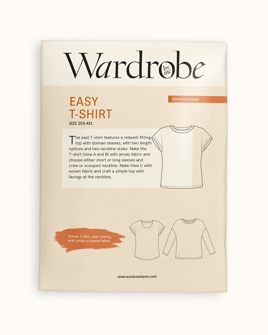 Easy T-Shirt  Paper Pattern - Wardrobe by Me