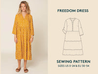 Freedom Dress Womens Paper Pattern - Wardrobe by Me
