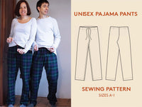 Pajama Pants Unisex Paper Pattern - Wardrobe by Me