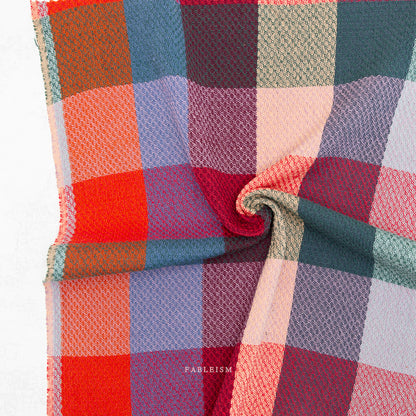 Waffle Happy Checkers - Sangria - Fine & Dandy - Fableism Supply Co.