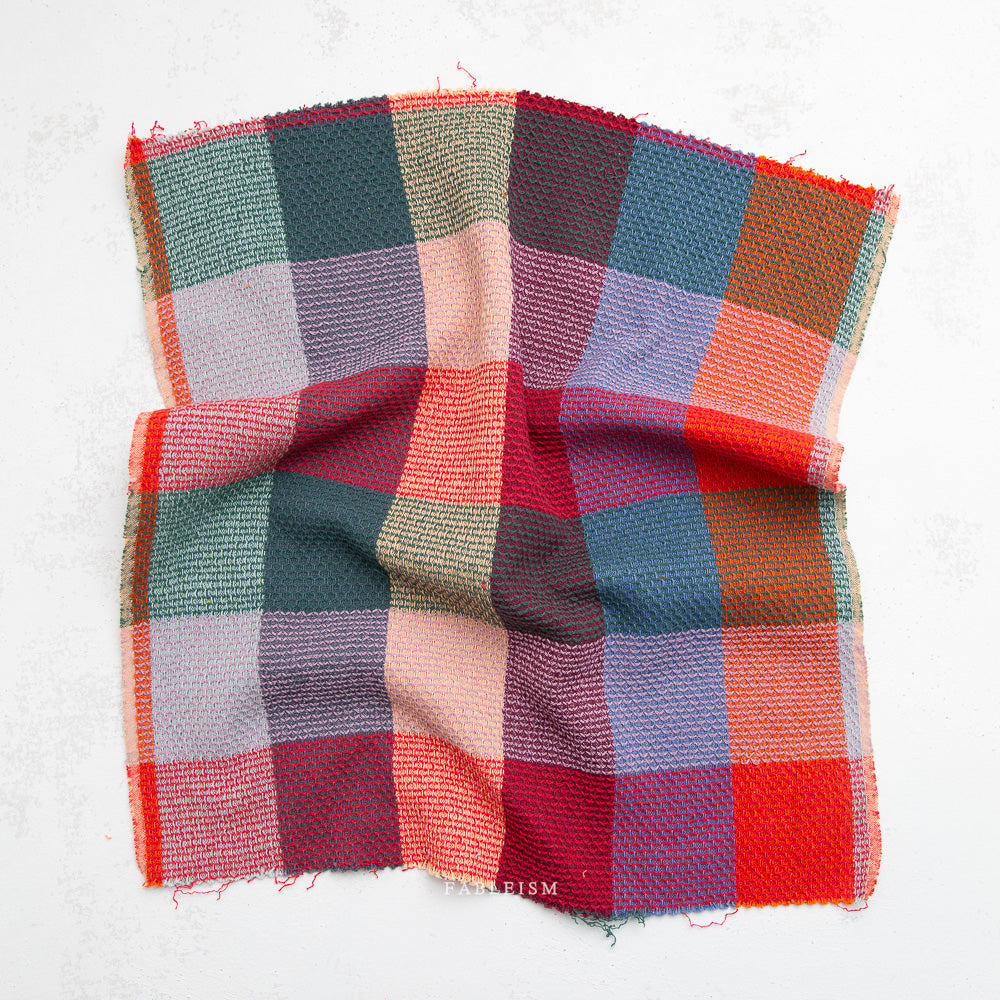 Waffle Happy Checkers - Sangria - Fine & Dandy - Fableism Supply Co.