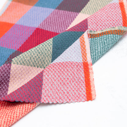 Waffle Happy Checkers - Sangria - Fine & Dandy - Fableism Supply Co.