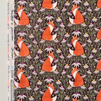 Foxy Daisies - Wild Haven - Juliana Tipton - Cloud 9 Fabrics - Poplin