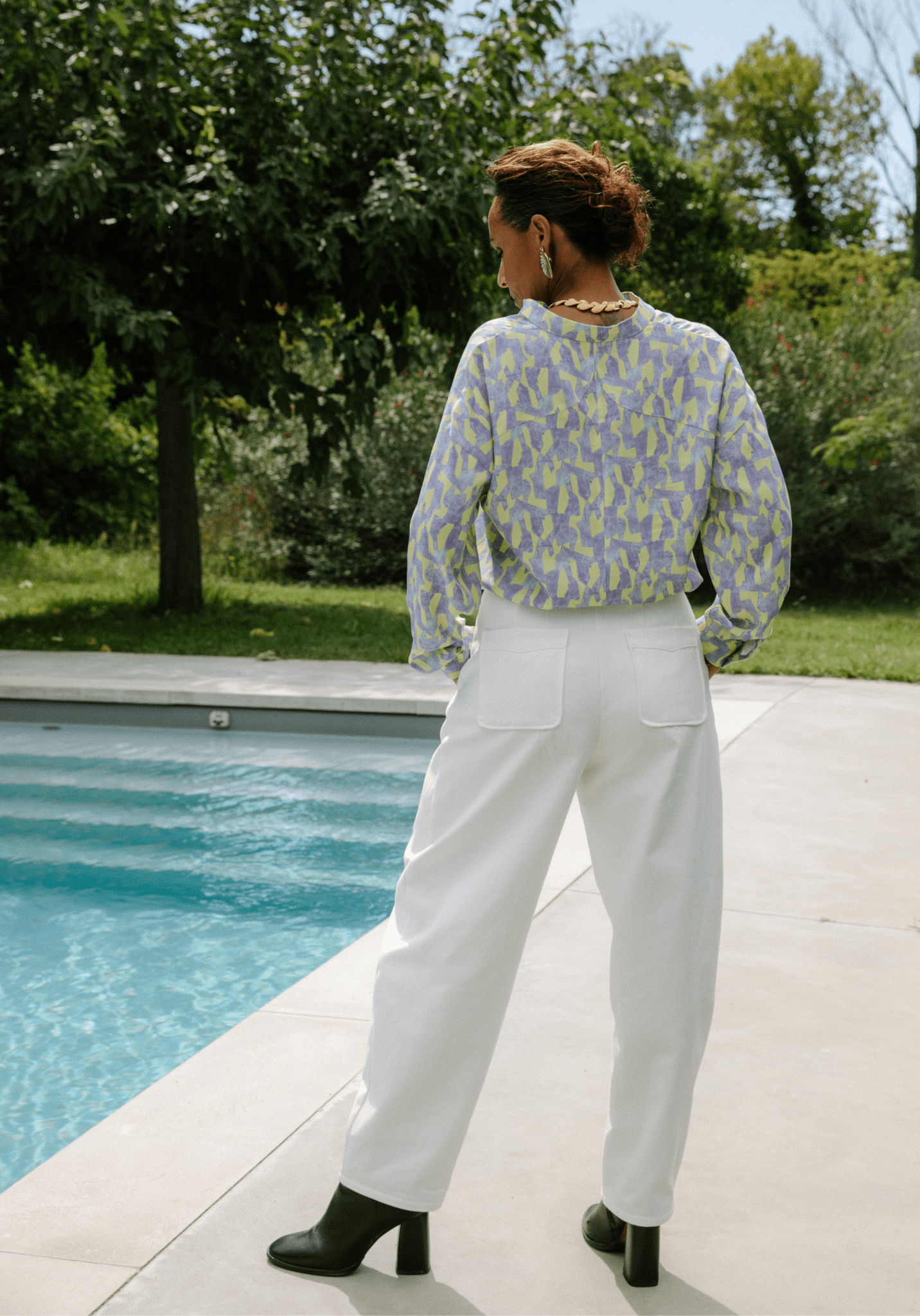 Andrea Trousers Paper Sewing Pattern - Maison Fauve - Simplifi Fabric