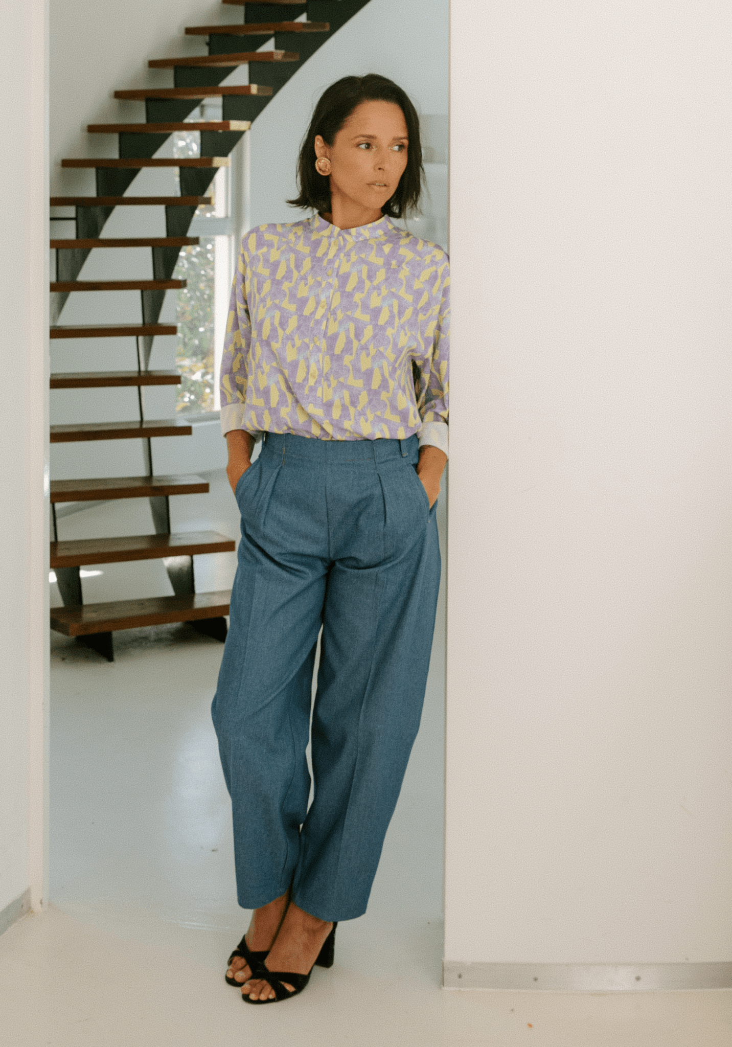 Andrea Trousers Paper Sewing Pattern - Maison Fauve - Simplifi Fabric