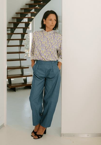 Andrea Trousers Paper Sewing Pattern - Maison Fauve - Simplifi Fabric