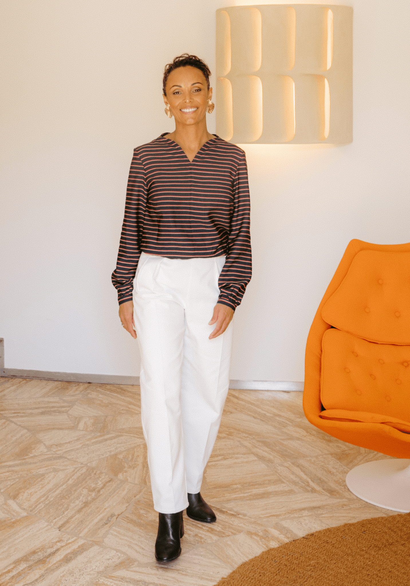 Andrea Trousers Paper Sewing Pattern - Maison Fauve - Simplifi Fabric