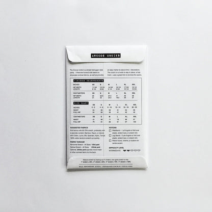 Arccos Undies - Paper Sewing Pattern - Sophie Hines - Simplifi Fabric