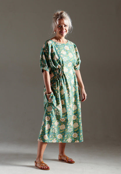 Arya Pleat Dress - Paper Sewing Pattern - Sew Different - Simplifi Fabric