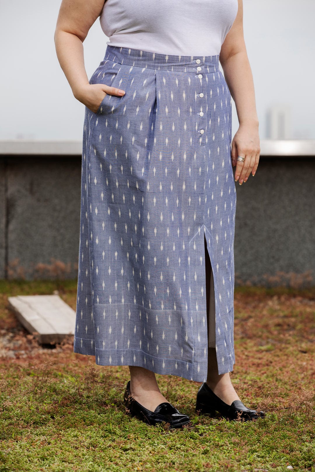 AURELIA Blouse, Dress + Skirt by Mila Moisio PDF Sewing Pattern - TAUKO - Simplifi Fabric
