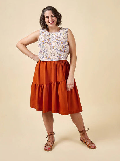 Azure Dress, Skirt & Top Pattern - Closet Core Patterns - Simplifi Fabric