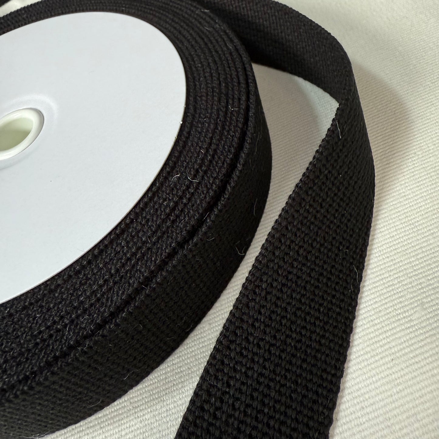 30mm Webbing -  Black - Japanese Import (sold per meter)