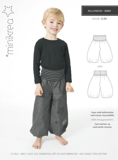 Balloon Pants - Minikrea - Pattern - 4-10 yr – Simplifi Fabric