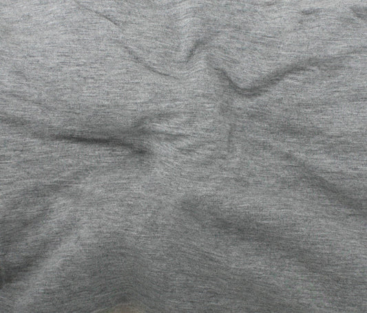 Bamboo Cotton Terry - Heather Grey - Simplifi Fabric