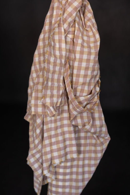 Battenberg Gingham Indian Organic Cotton Seersucker - Merchant & Mills - Simplifi Fabric