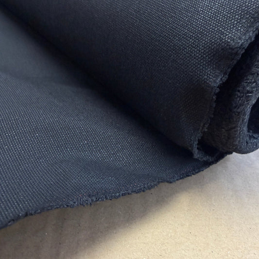 Bees Waxed 100% Cotton Canvas 16 oz. - Pitch Black - Simplifi Fabric