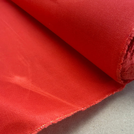 Bees Waxed 100% Cotton Canvas 8 oz. - Tomato Red - Simplifi Fabric