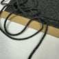 3mm Linen Blend Cord- Japanese Import - Black (sold per meter)