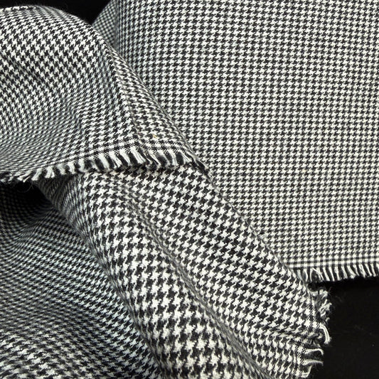 Black/White Check Flannel - Deadstock - Simplifi Fabric