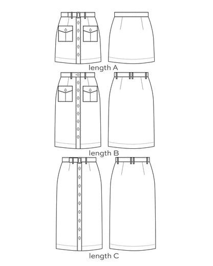 Blair Skirt Sewing Pattern - True Bias - Simplifi Fabric