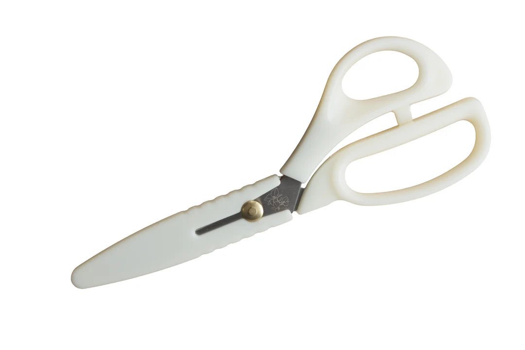 Bloom Series 8.5" Fabric Scissors - White - LDH Scissors - Simplifi Fabric