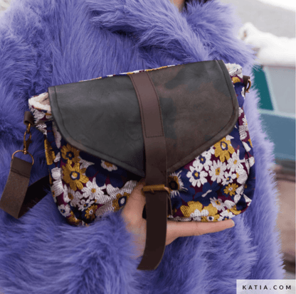 Blue & Purple Brocade - Katia - Simplifi Fabric