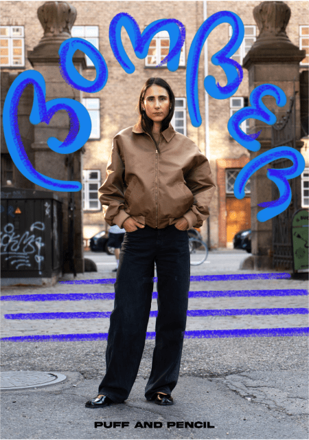 Bomber Jacket - Paper Sewing Pattern - Puff And Pencil - Simplifi Fabric