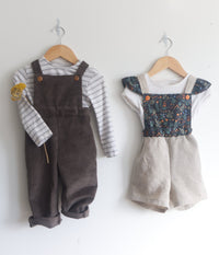 Ruffle Romper Childrens Sewing Pattern - Fiona Hanna
