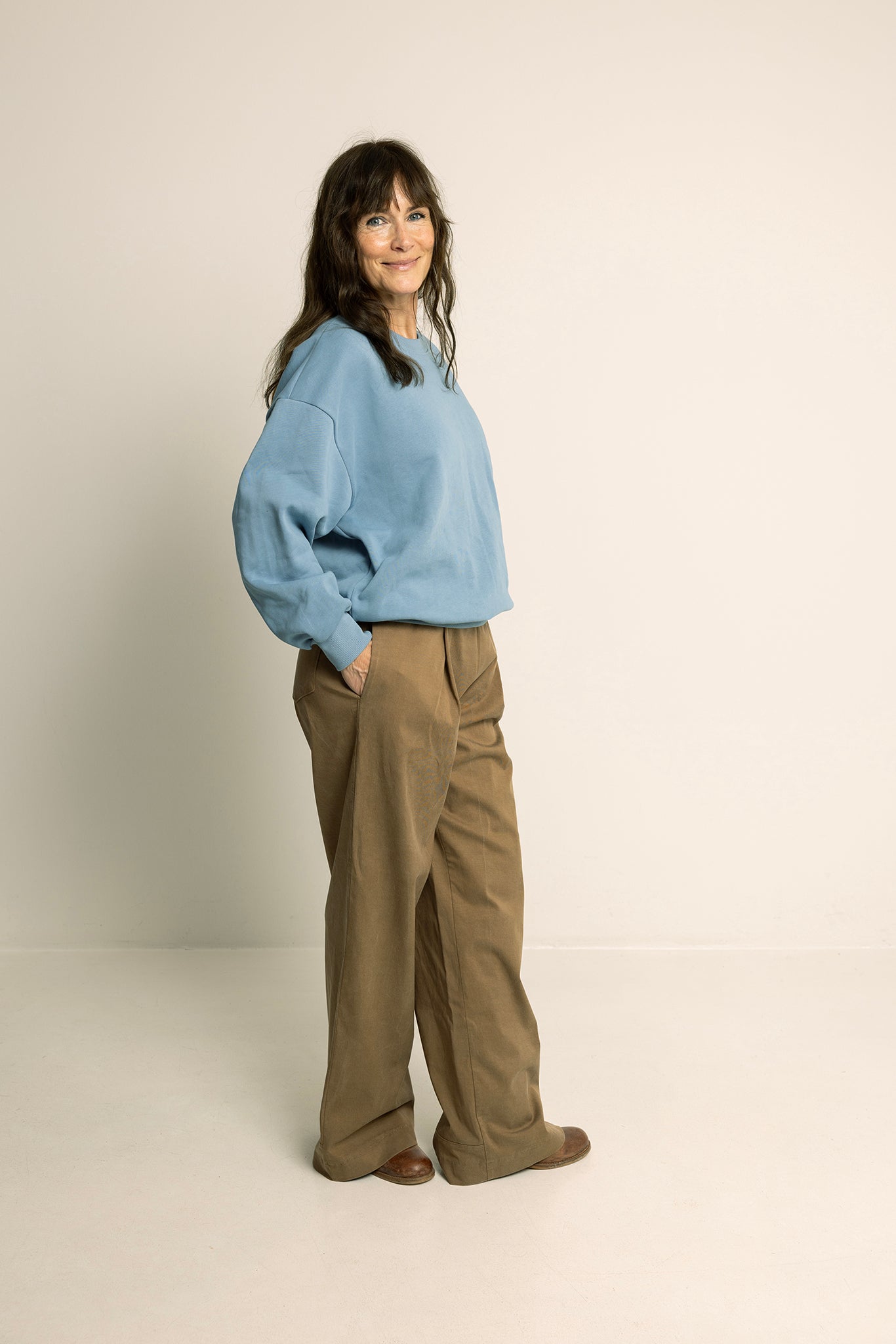 Boyfriend Sweater Paper Pattern - Wardrobe by Me - Simplifi Fabric