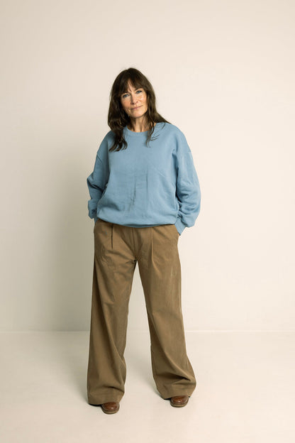 Boyfriend Sweater Paper Pattern - Wardrobe by Me - Simplifi Fabric