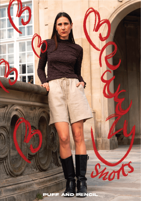 Breezy Shorts - Paper Sewing Pattern - Puff And Pencil - Simplifi Fabric