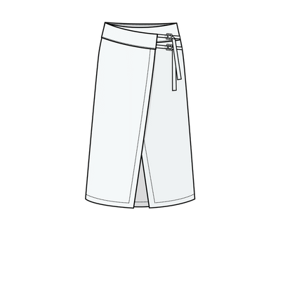 Buckle Skirt - Paper Sewing Pattern - Puff And Pencil - Simplifi Fabric