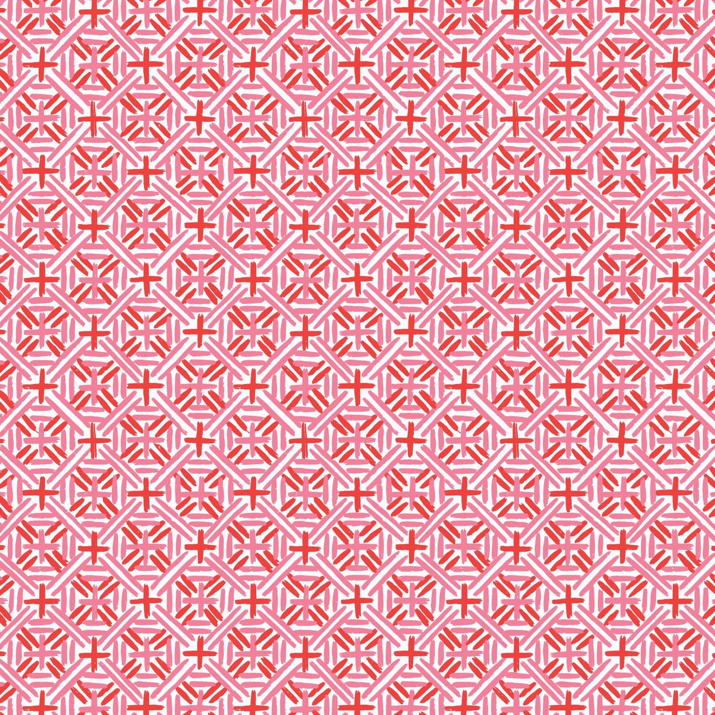 Cafe Weave - Red/Pink - Nice Nice - Emily Taylor - Cloud 9 Fabrics - Poplin - Simplifi Fabric