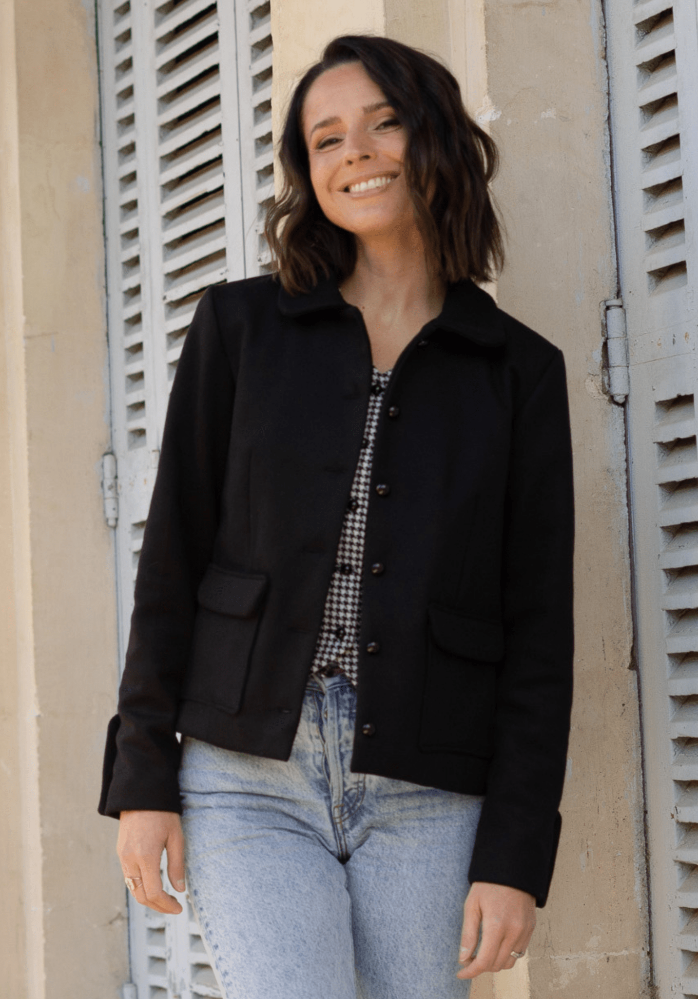 Calypso Jacket Paper Sewing Pattern - Maison Fauve - Simplifi Fabric