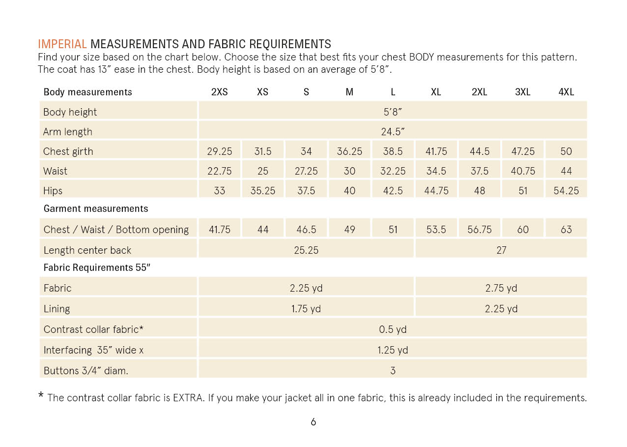 Car Coat Paper Pattern - Wardrobe by Me - Simplifi Fabric