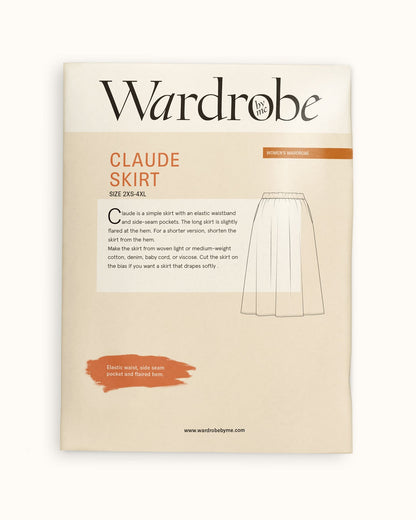 Claude Skirt Womens Paper Pattern - Wardrobe by Me - Simplifi Fabric