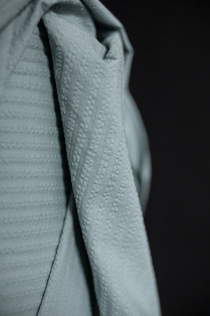 Cloud Cover Seersucker Stripe Indian Organic Cotton - Merchant & Mills - Simplifi Fabric