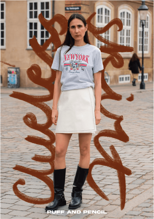 Clueless Skirt - Paper Sewing Pattern - Puff And Pencil - Simplifi Fabric