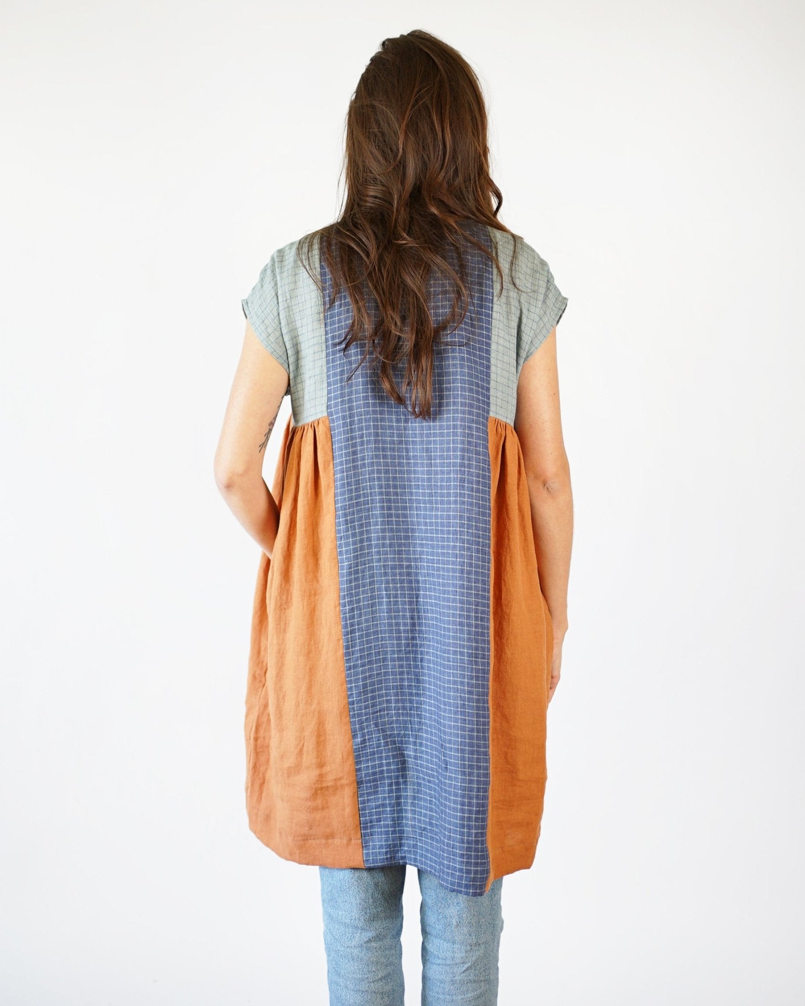 Collage Gather Dress PDF Pattern - Matchy Matchy Sewing Club Simplifi Fabric Collage Gather Dress PDF Pattern - Matchy Matchy Sewing Club Simplifi Fabric