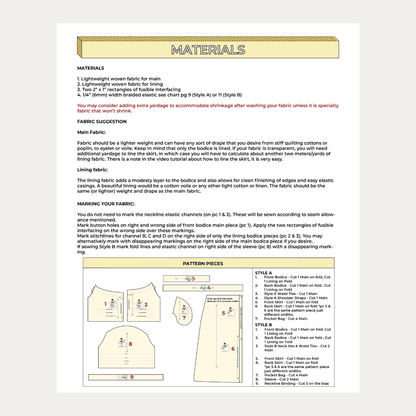 Daisy Frock PDF Pattern - Lydia Naomi - Simplifi Fabric
