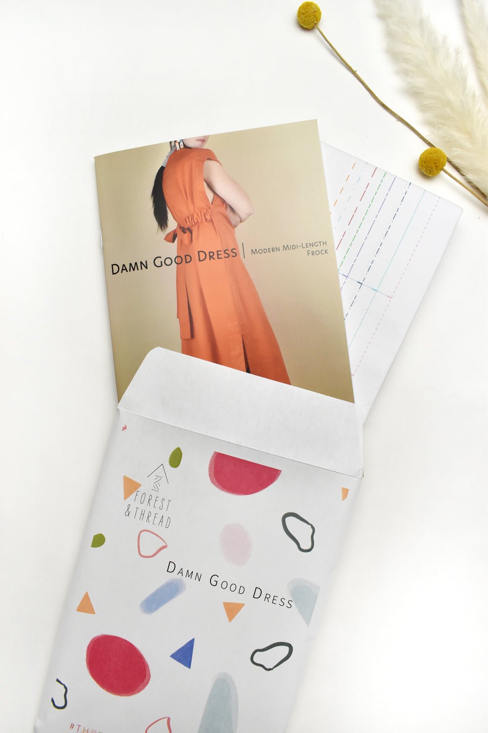 Damn Good Dress Paper Sewing Pattern - Izzie - Simplifi Fabric