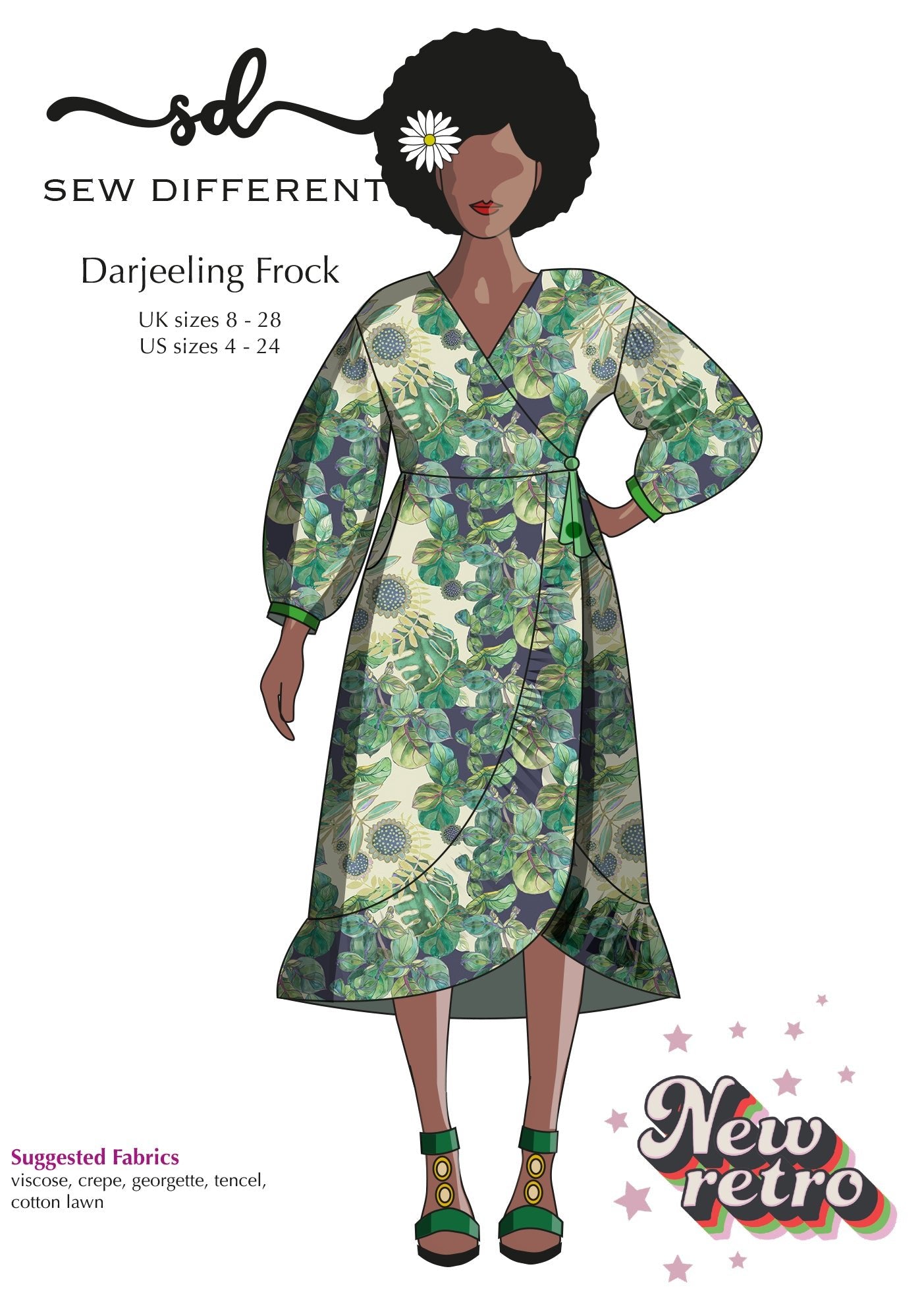 Darjeeling Frock - Paper Sewing Pattern - Sew Different - Simplifi Fabric