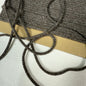 3mm Linen Blend Cord- Japanese Import - Dark Brown (sold per meter)