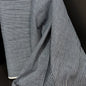 Hickory Stripe Denim Look Double Gauze - Japanese Import - Dark Denim/White