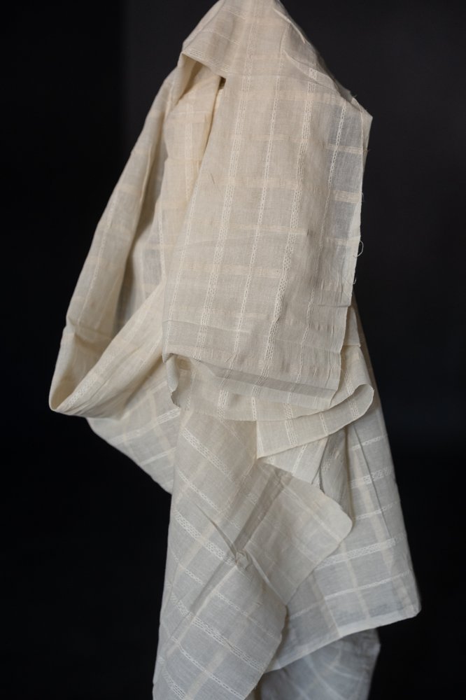 Diamond Check Natural Indian Cotton - Merchant & Mills - Simplifi Fabric