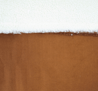 Double - Sided Imitation Suede With Sheepskin - Camel - Katia - Simplifi Fabric